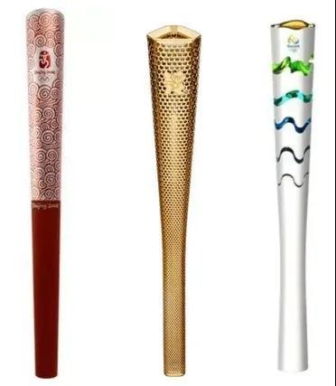 2012年伦敦奥运会,2016年里约奥运会火炬2010年温哥华冬奥会,2014年