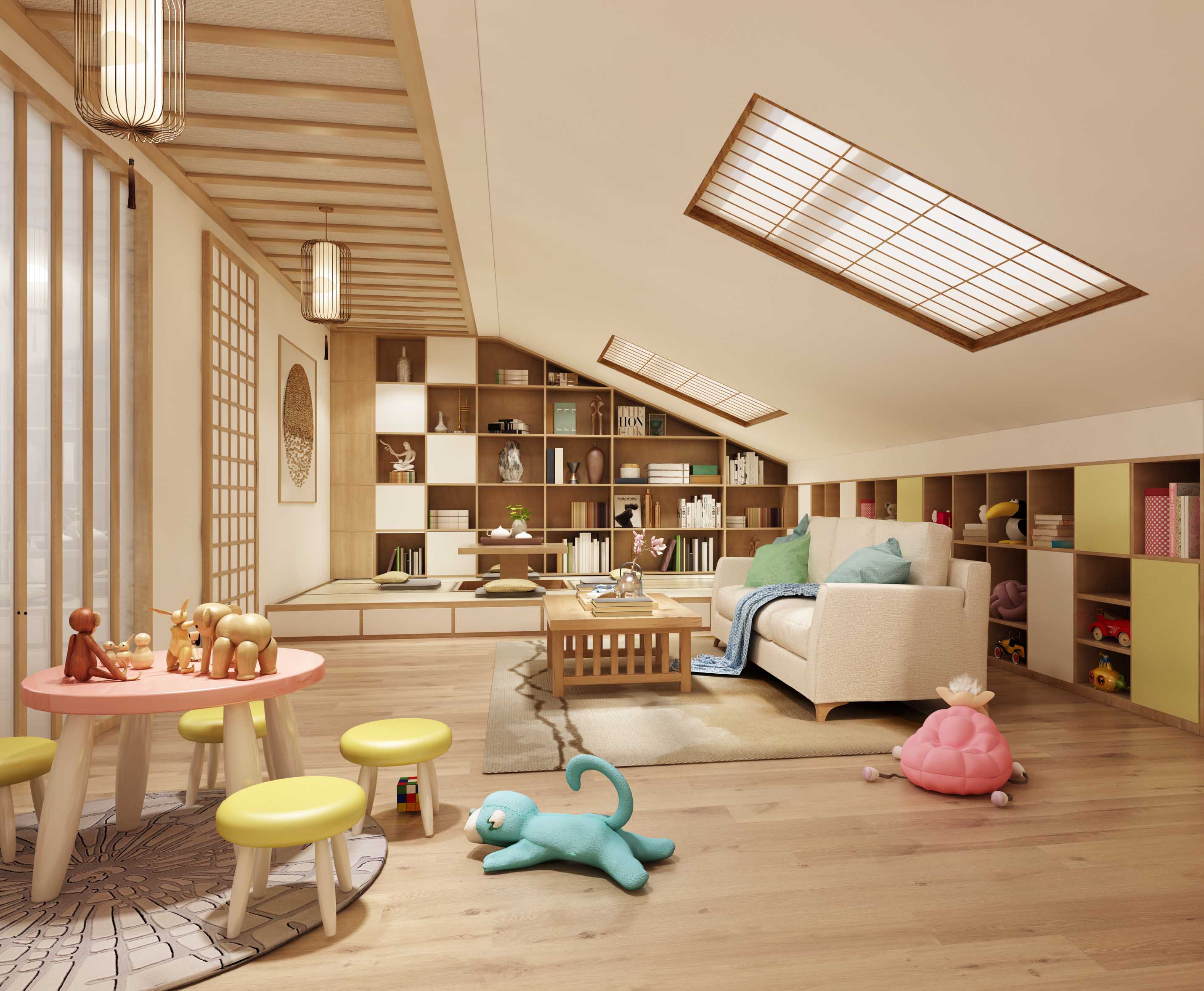 2019年阁楼装修效果图大全