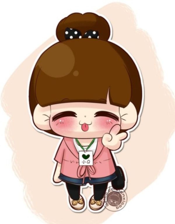 求一个卡通女孩的名字,棕色丸子头,齐刘海,很可爱.有图.