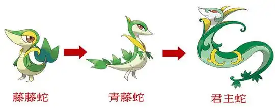 宝可梦藤藤蛇几级可以进化