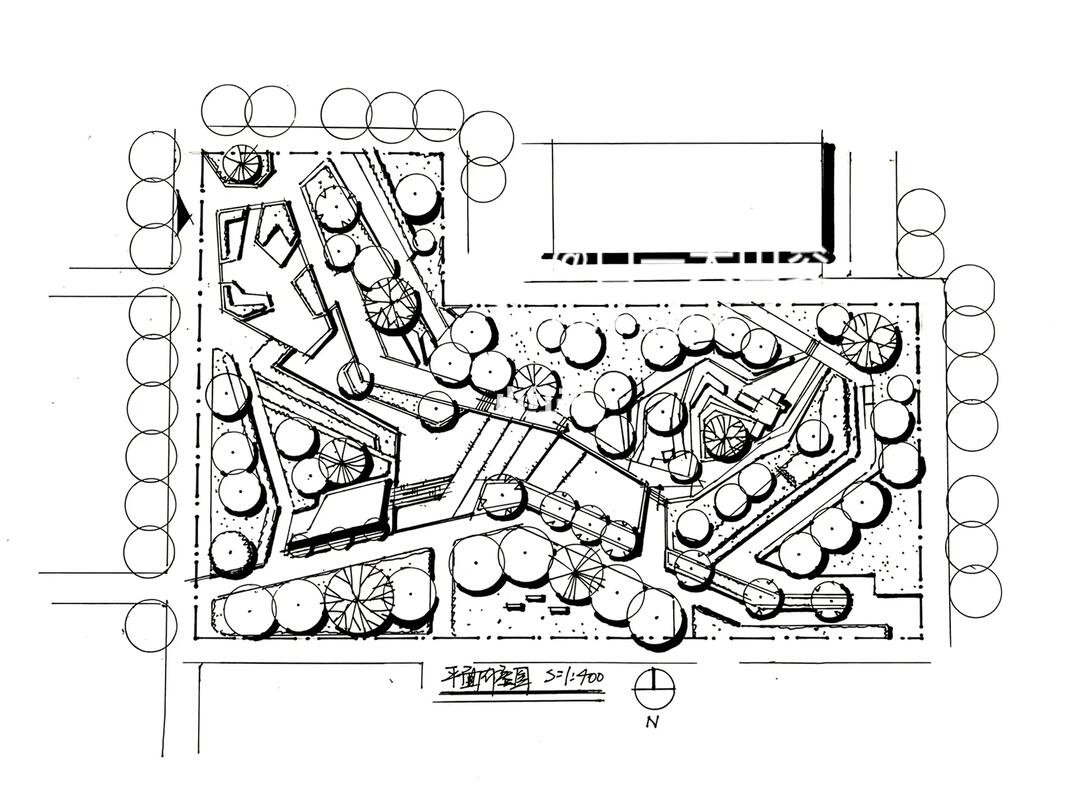 景观园林平面抄绘