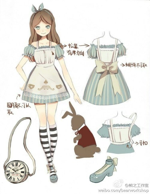 动漫服装设计图