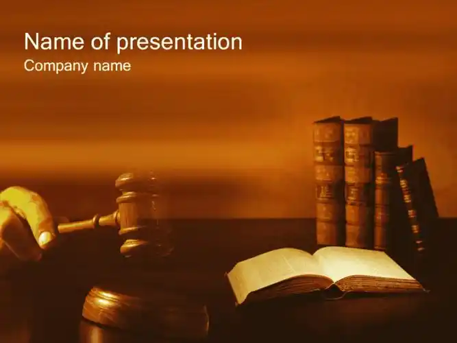 正义之锤法律行业ppt背景