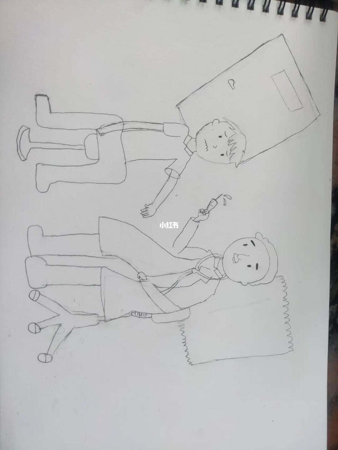 简单的打针简笔画