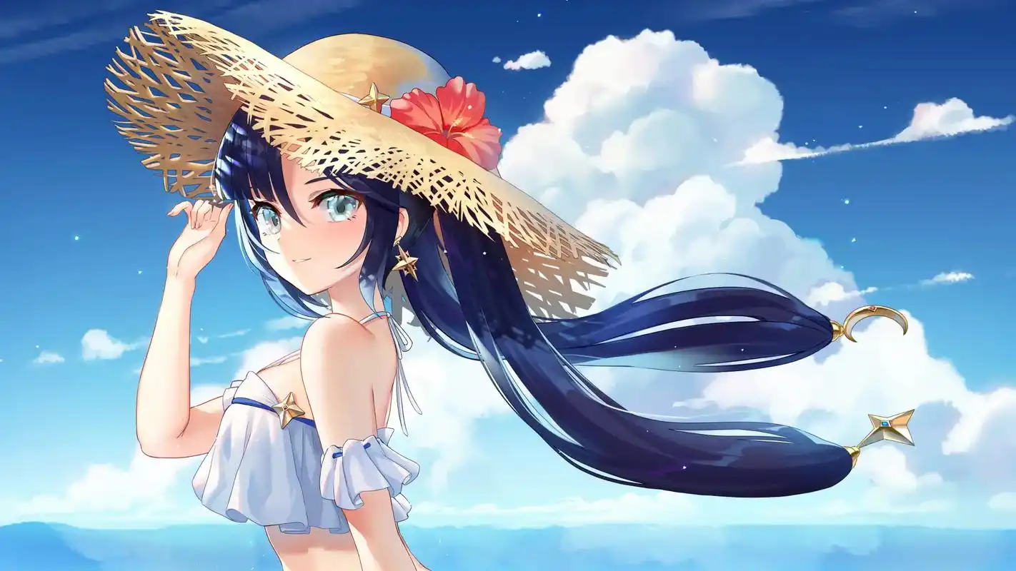 磬弦奏华夜 #原神壁纸 #动漫老婆 命定于此!#莫娜 - 抖音