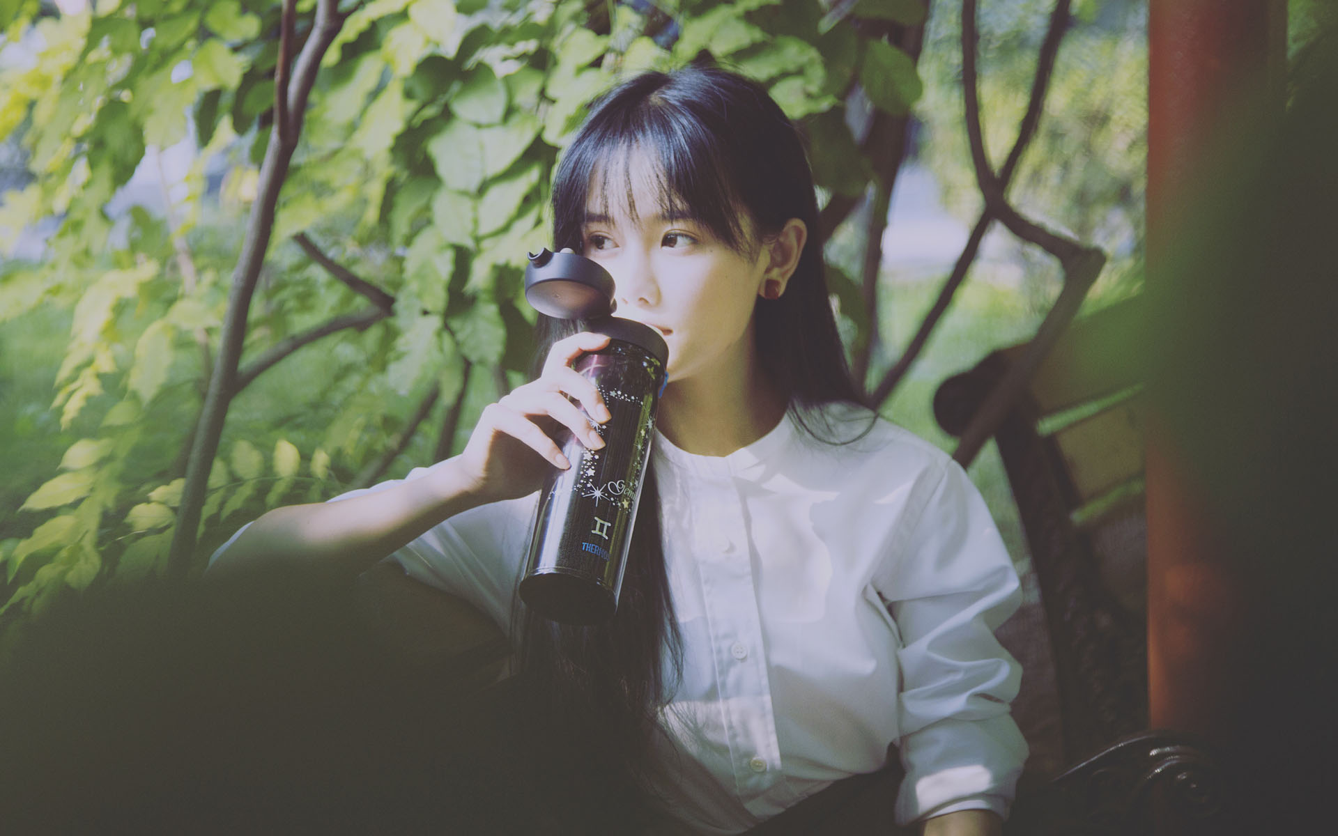 南笙姑娘日系轻复古写真高清桌面壁纸