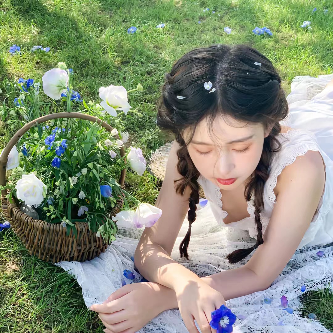 wechat小清新气质春天女生头像