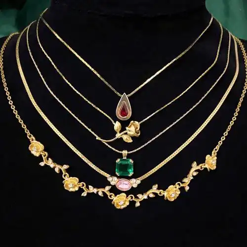 monetavon小精致日常款中古vintage项链