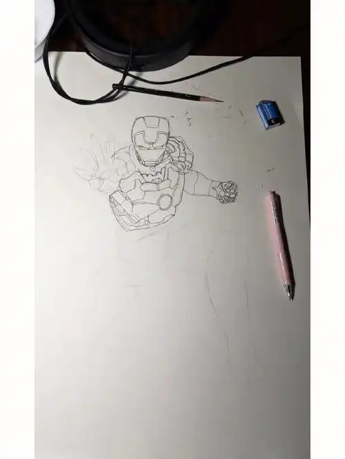钢铁侠临摹