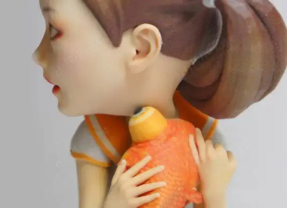 欣赏荷兰艺术家埃里克的全彩3d打印人像