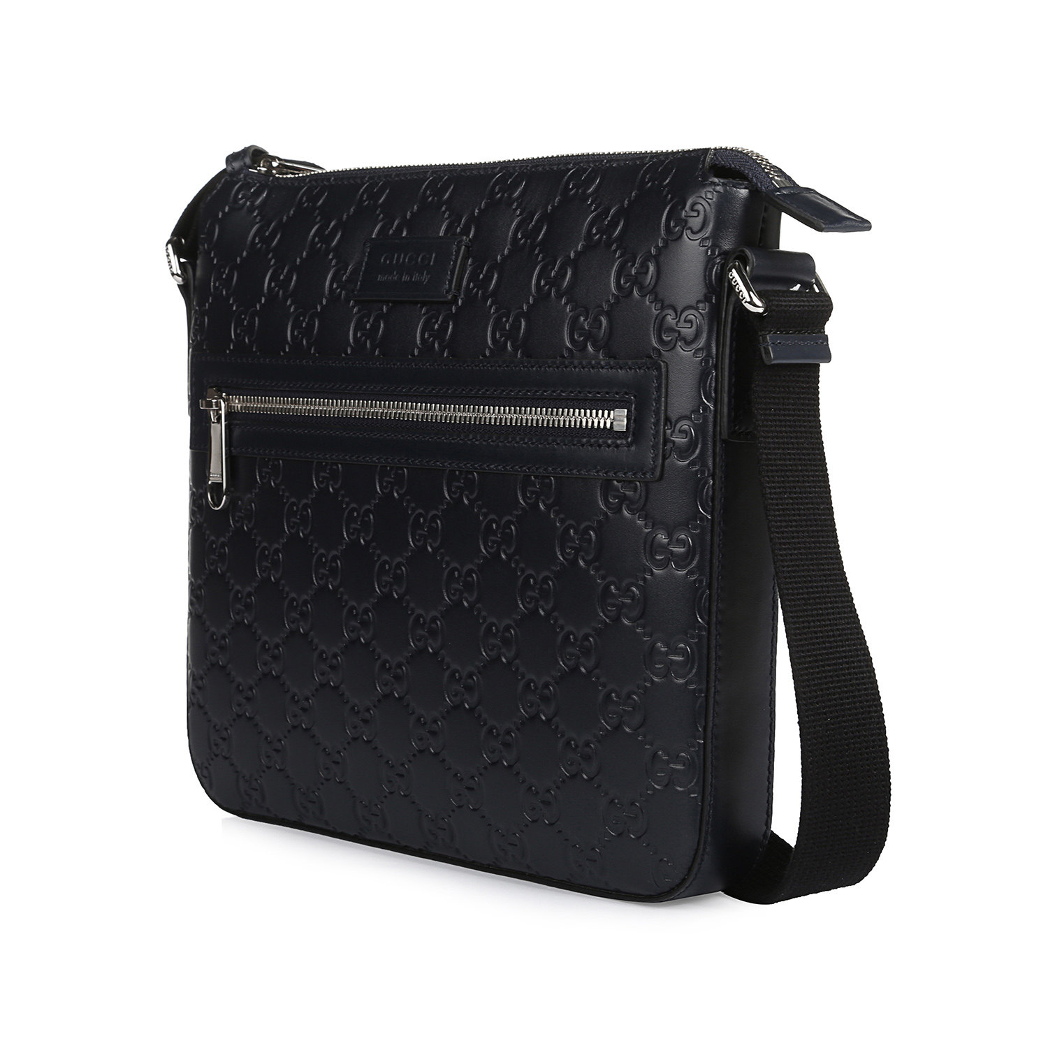 gucci/古奇2018新品单肩包 古驰双g纹男包斜挎包406410