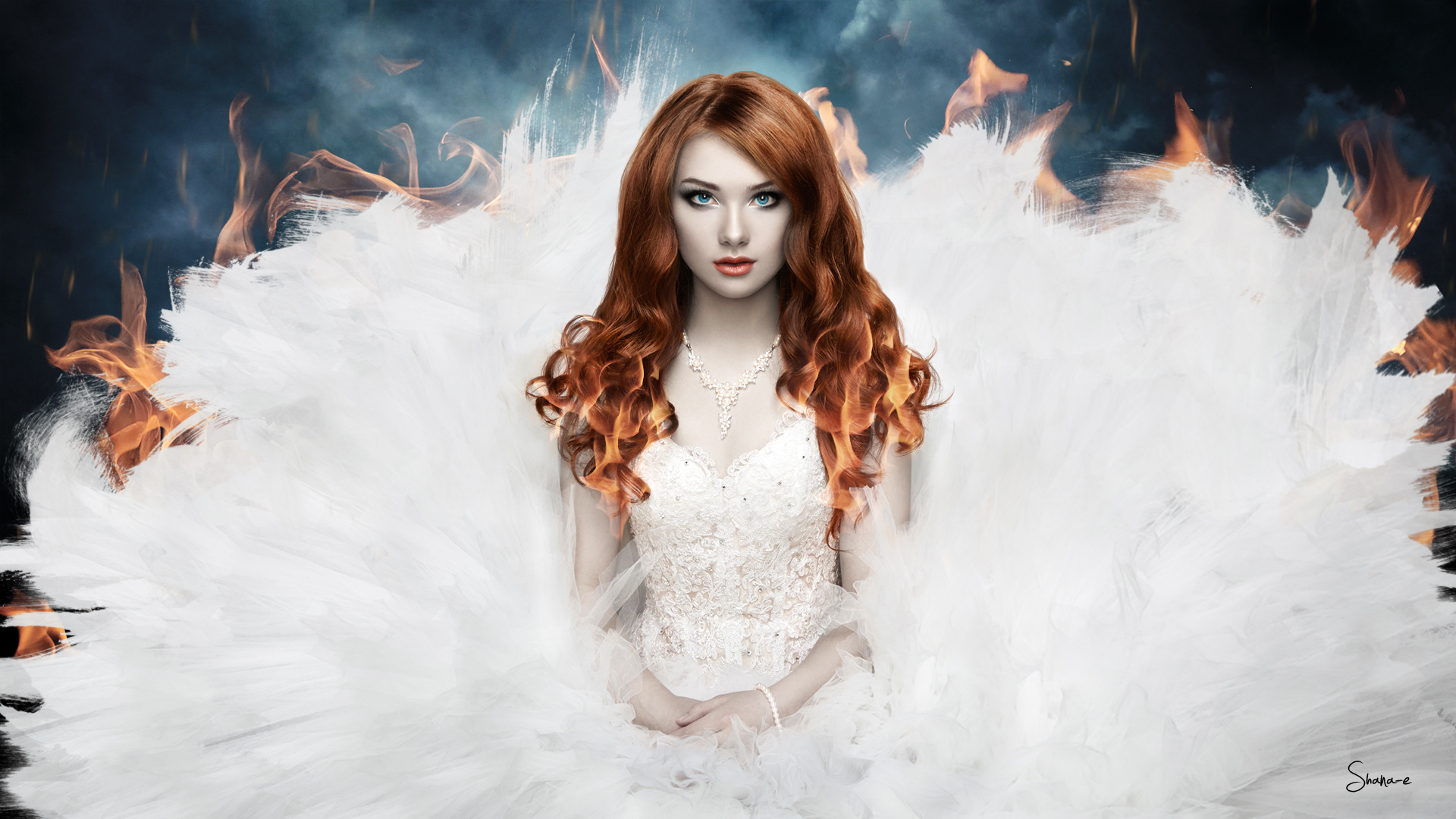 高清晰霸气俄罗斯金发碧眼美女桌面壁纸下载