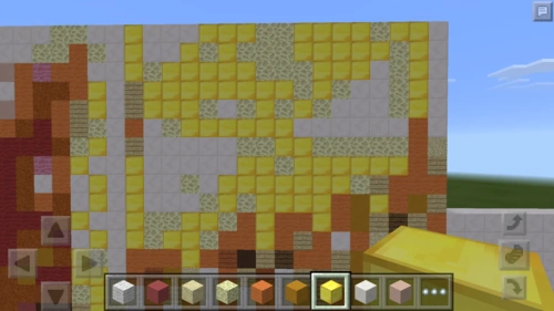 【天空】像素画,拼豆和mc