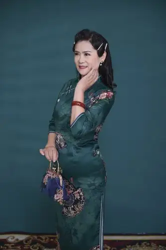 夕阳红的美篇旗袍女人