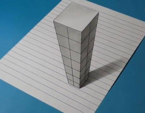 3d立体画教程详解:新手都会画的3d立体画,效果太强!