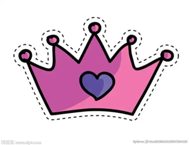紫色可爱皇冠图片