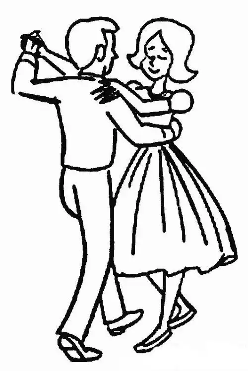 跳舞简笔画_亲子简笔画大全