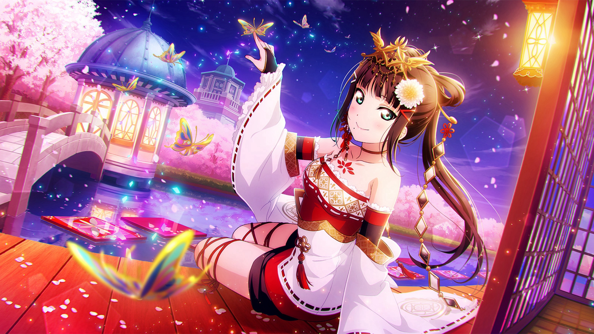 萌系治愈动漫美女桌面壁纸