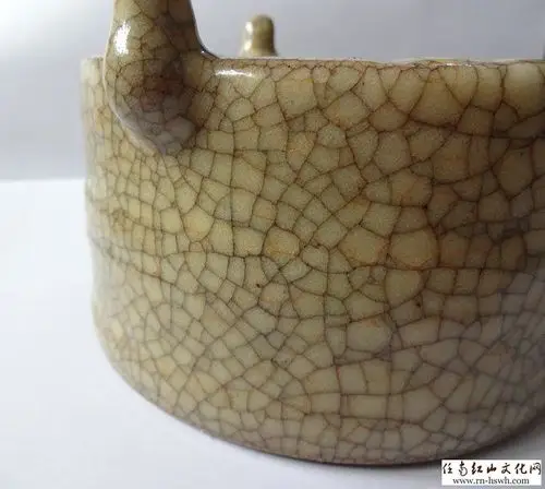 哥窑的金丝 铁线 碳化老化气泡【本人藏品】