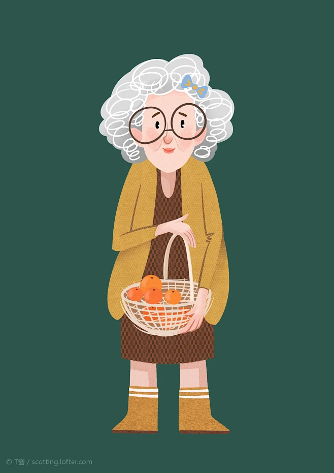 卖橘子的老婆婆-t酱