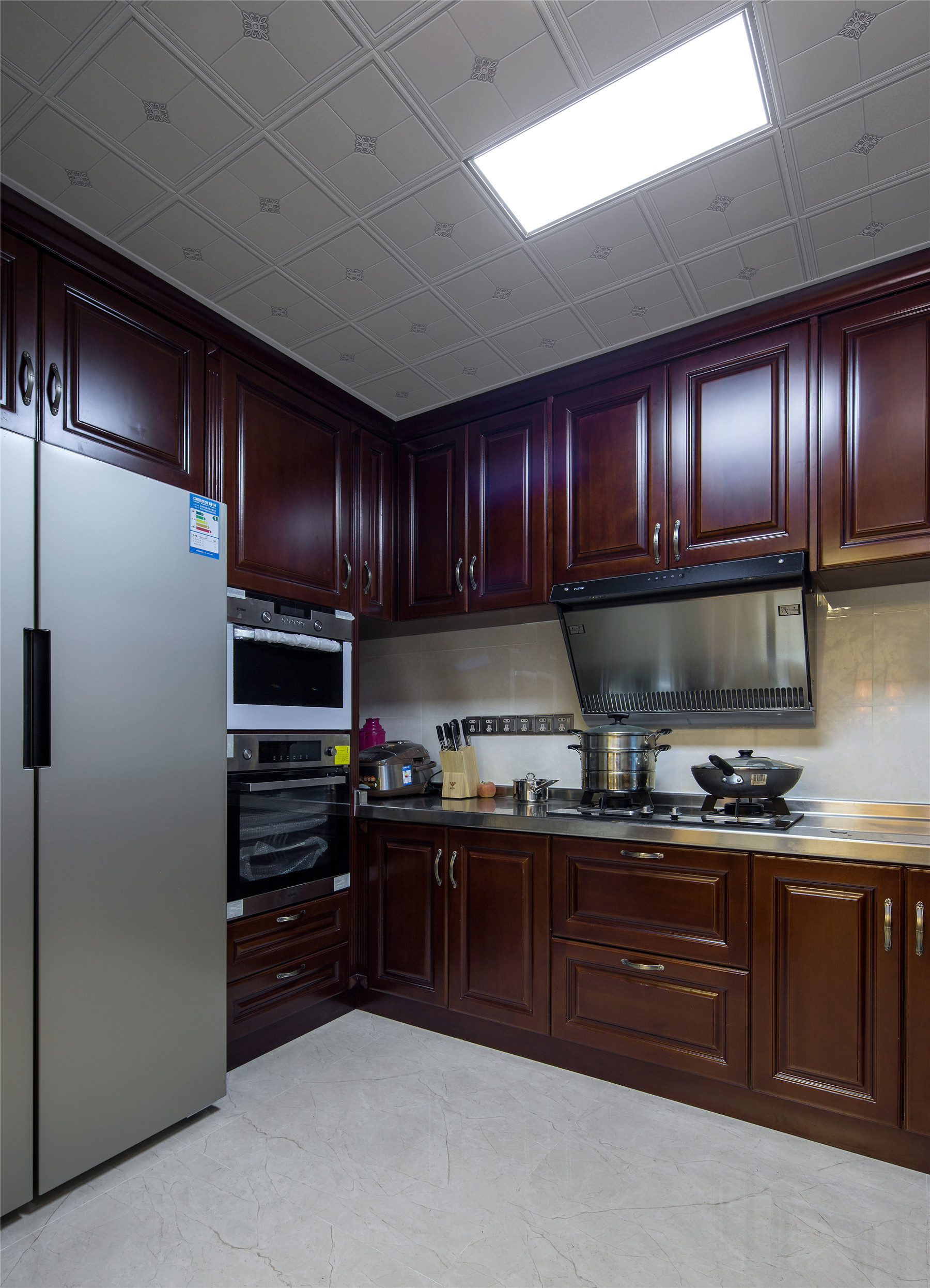 中式风格四房装修设计图_齐家网装修效果图