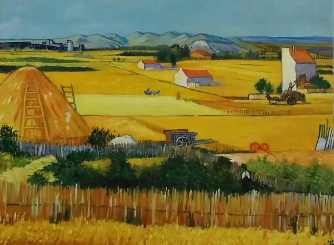 临摹梵高的画 - 美篇