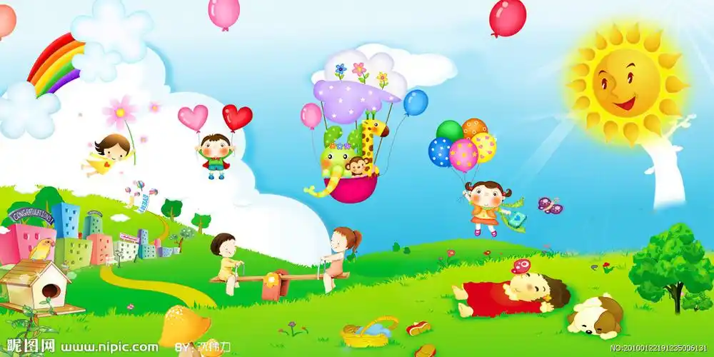 幼儿园背景图图片