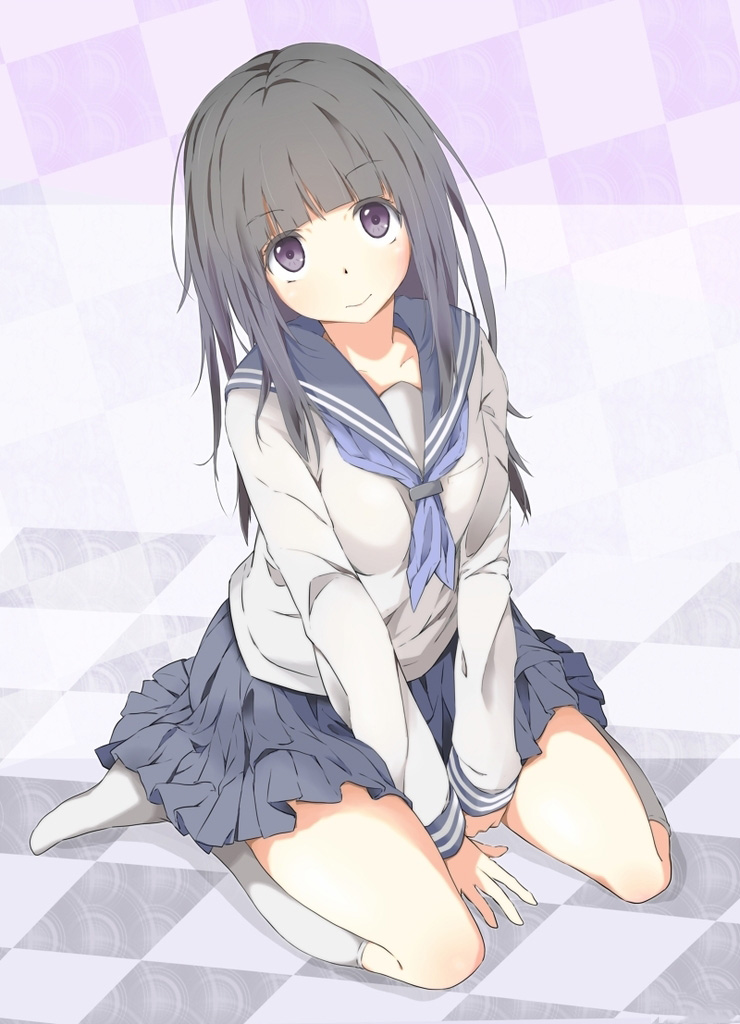 最少女的坐姿鸭子坐