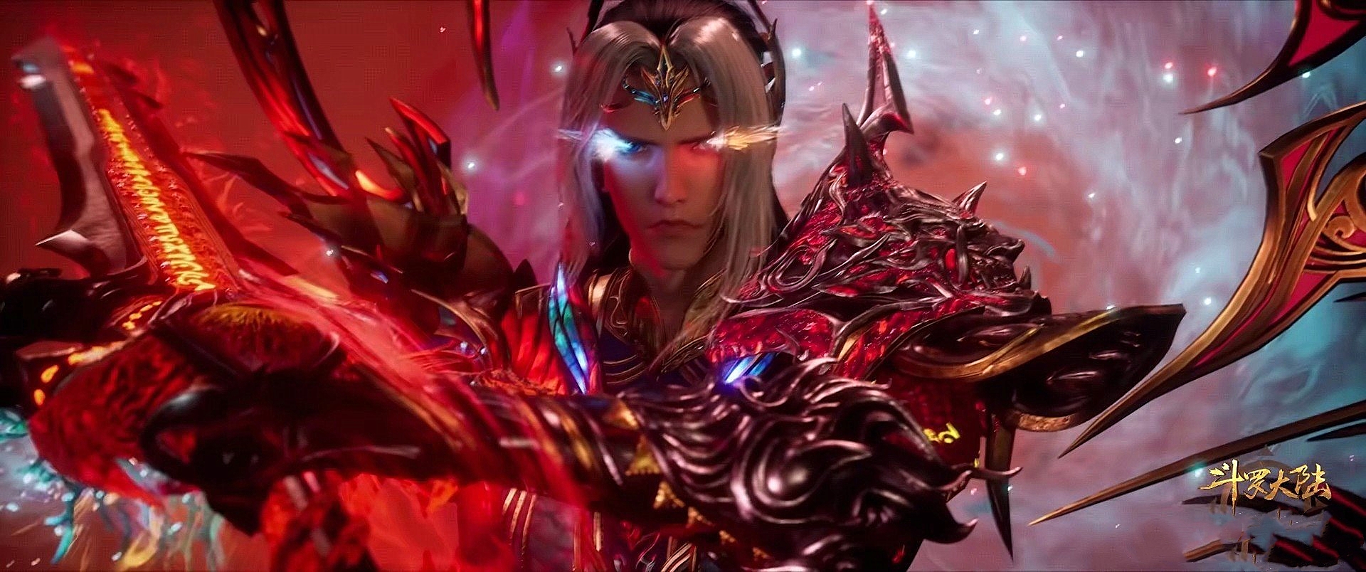 斗罗:修罗神唐三帅爆了!战斗力无敌,轻松斩杀比比东和千仞雪_动漫_因