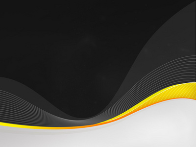 晕眩黑色背景晕眩, 黄色波照片