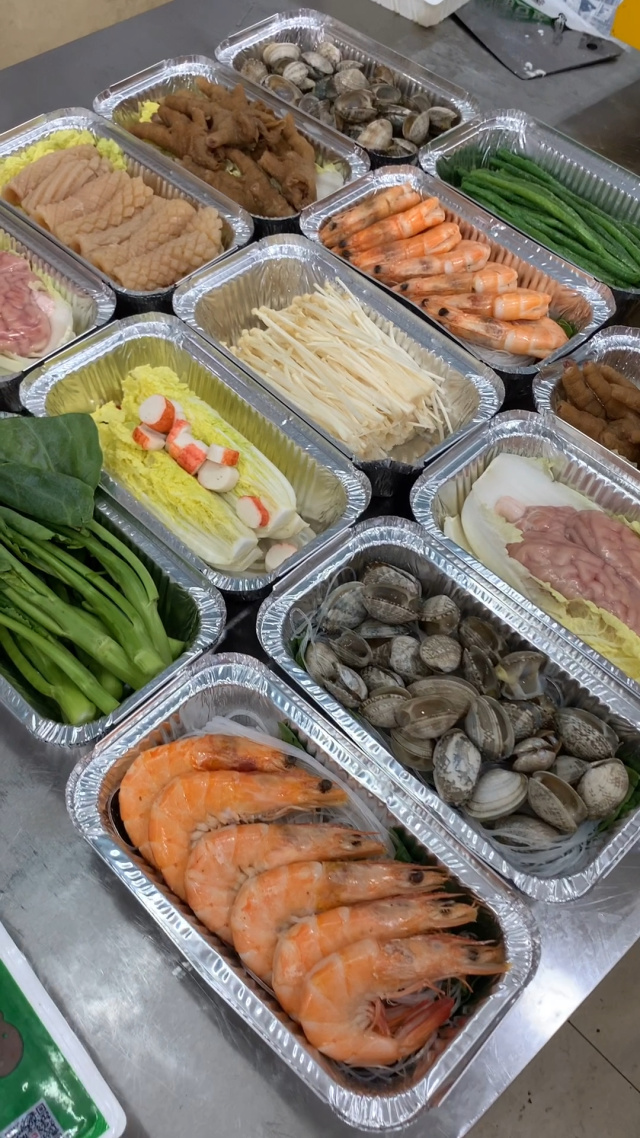 锡纸烧烤多种口味,菜品丰富