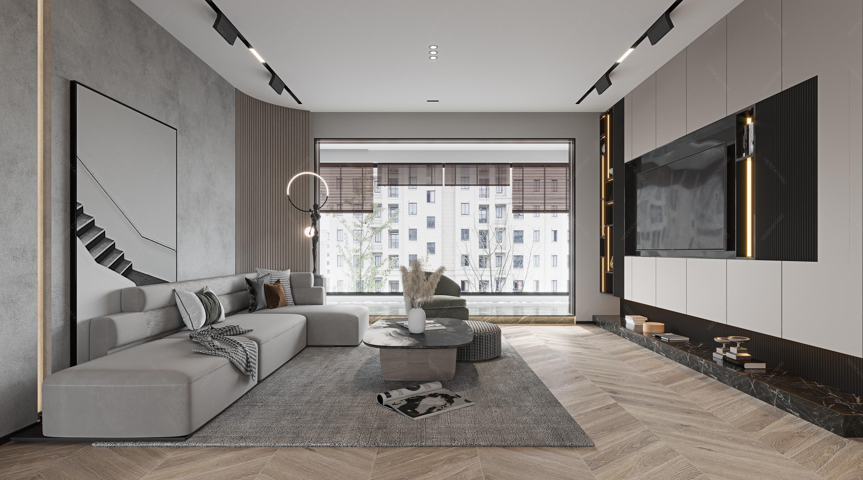 现代家装设计方案 - 效果图交流区-建e室内设计网