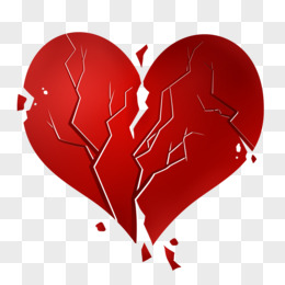 心碎滴血元素pngpsd破碎的心png卡通手绘破碎的心免抠元素pngpsd手绘
