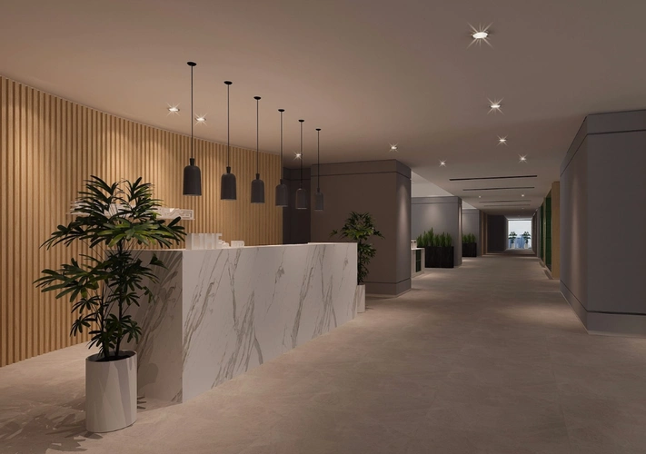 深圳龙华清湖办公室前台装修设计需要注意什么