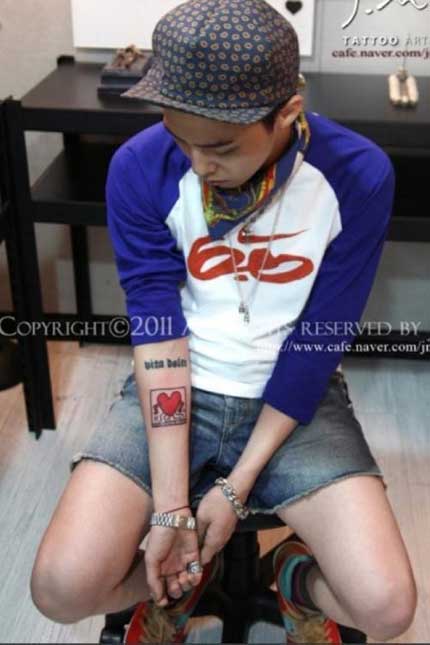 [图]g-dragon权志龙全纹身盘点 纹上瘾根本停不下来