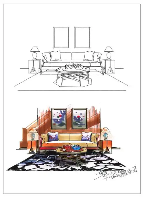 室内手绘设计表现