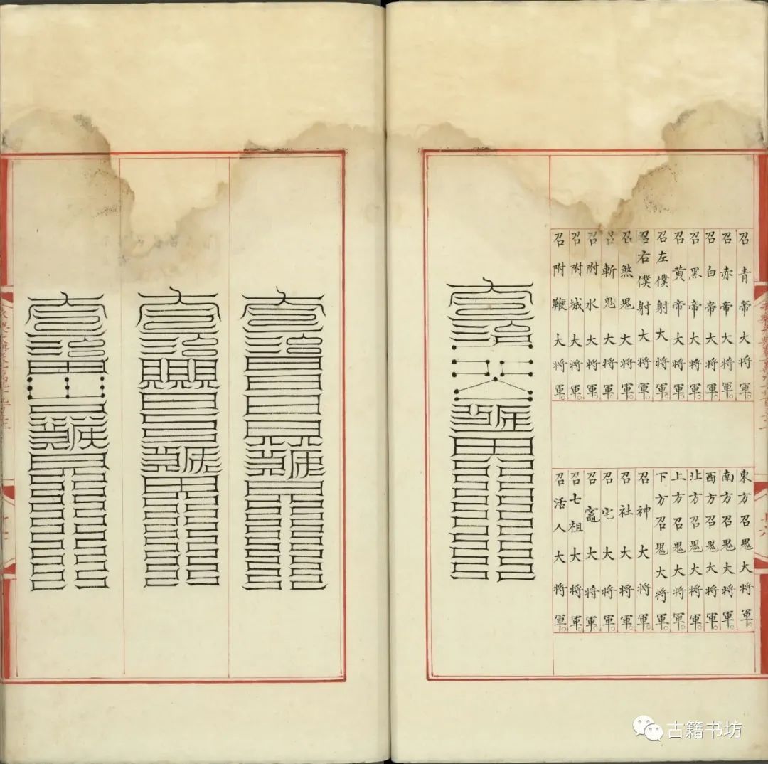 符咒古籍太上正一河图保命箓品