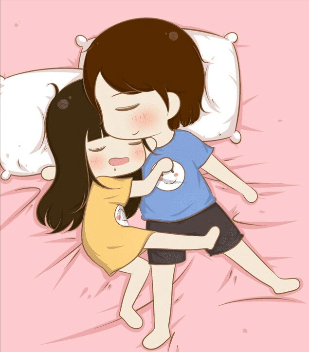 用什么姿势抱着男朋友睡觉最舒服?