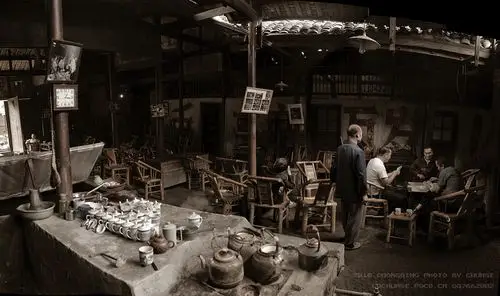 标题:老茶馆