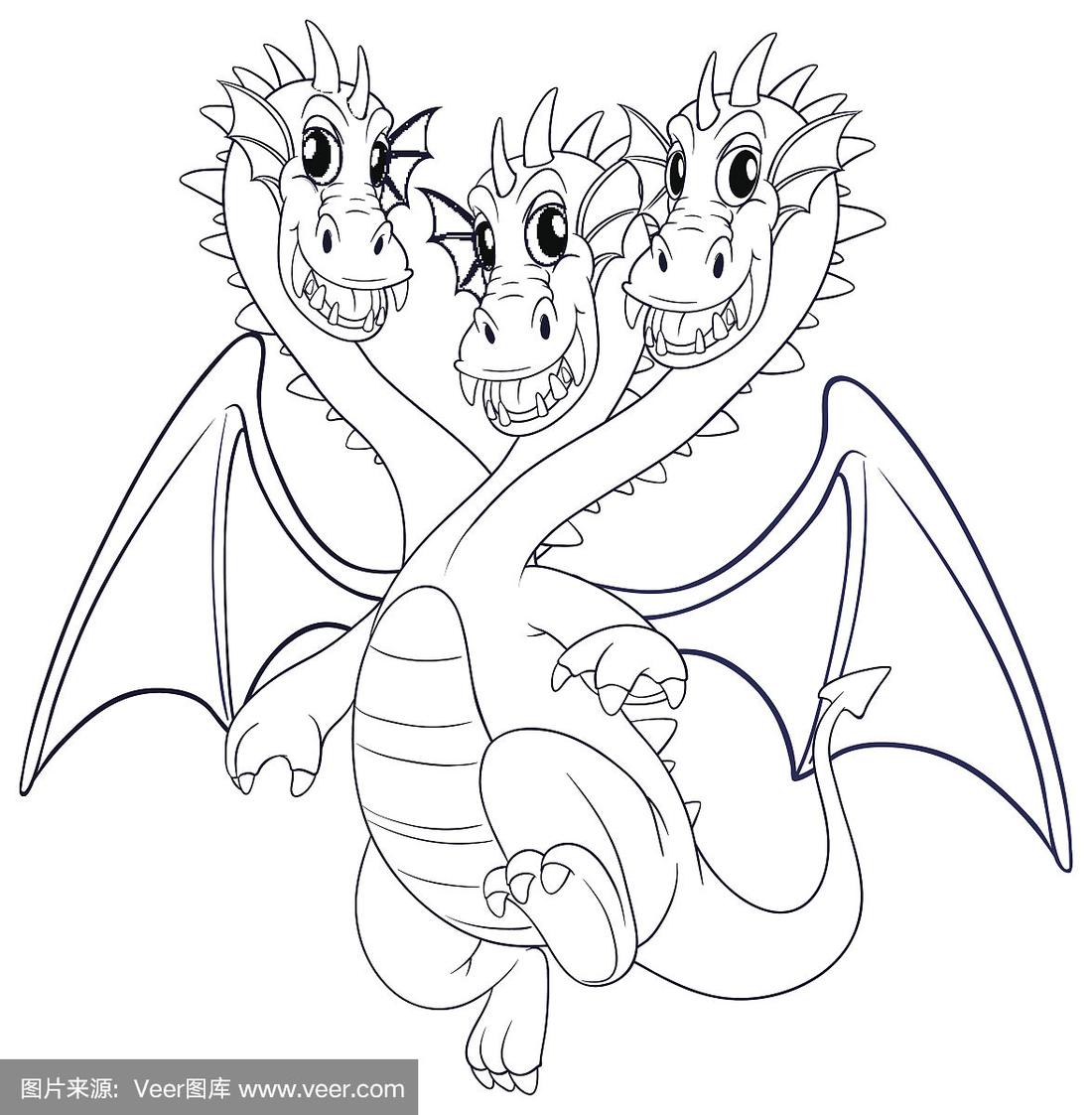 三头龙的动物角色