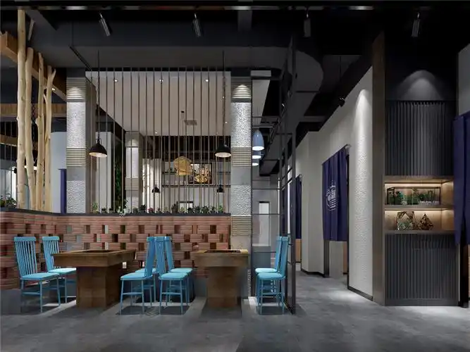 小餐馆装修设计图片100平米餐馆装修图片欣赏美式风格