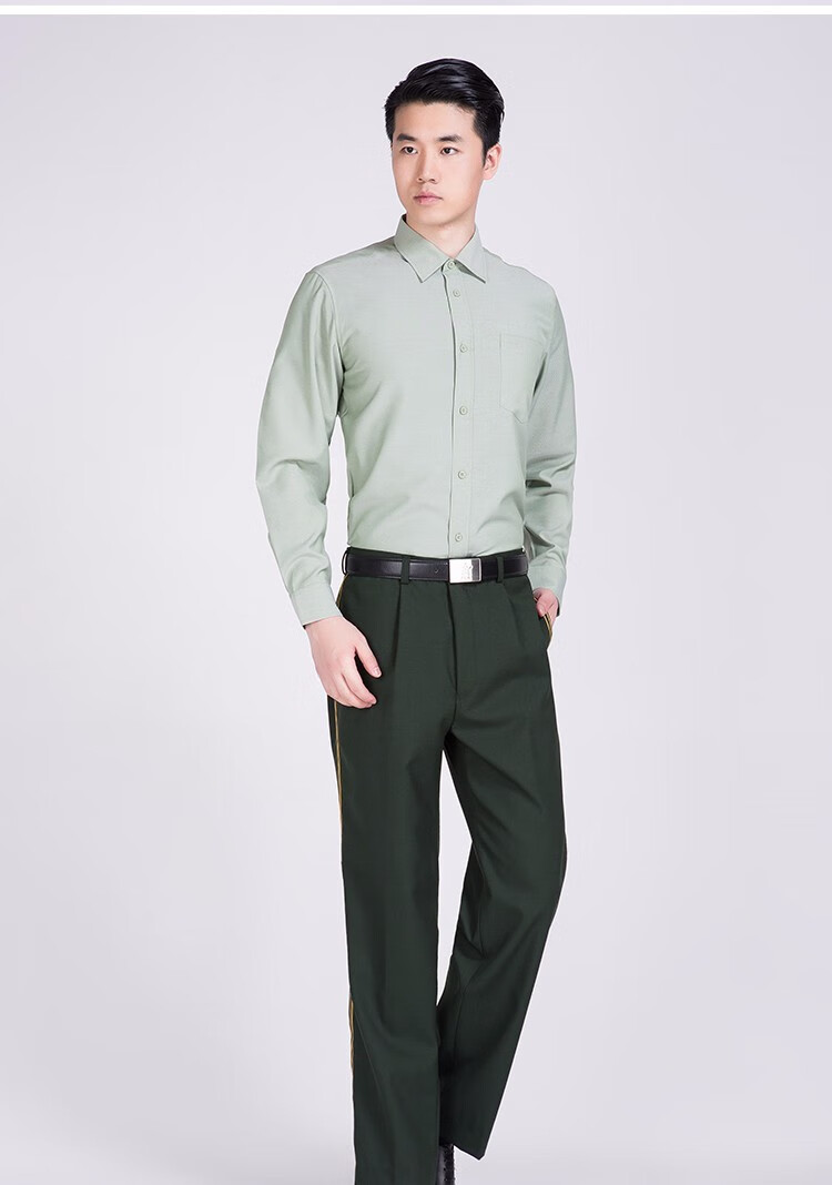 新款07式男款长袖陆衬衣春秋内衬服索絮军迷休闲衬衫 海内衬 175/100.