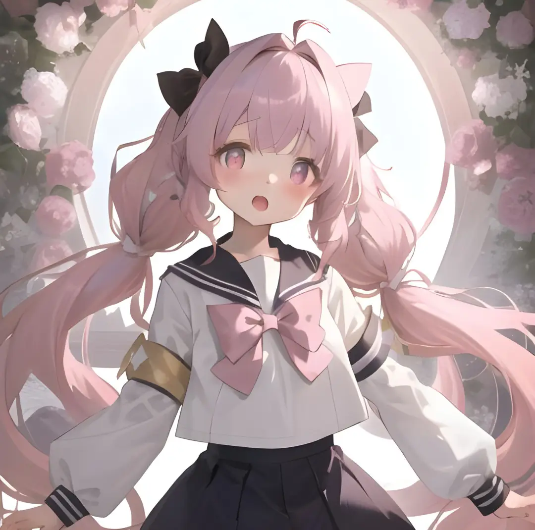 粉色系可爱动漫女头_侵权_网络_图片