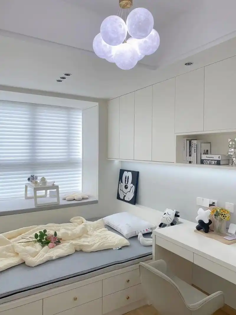 简直爱惨了的小卧室儿童房榻榻米设计,满满的温馨治愈