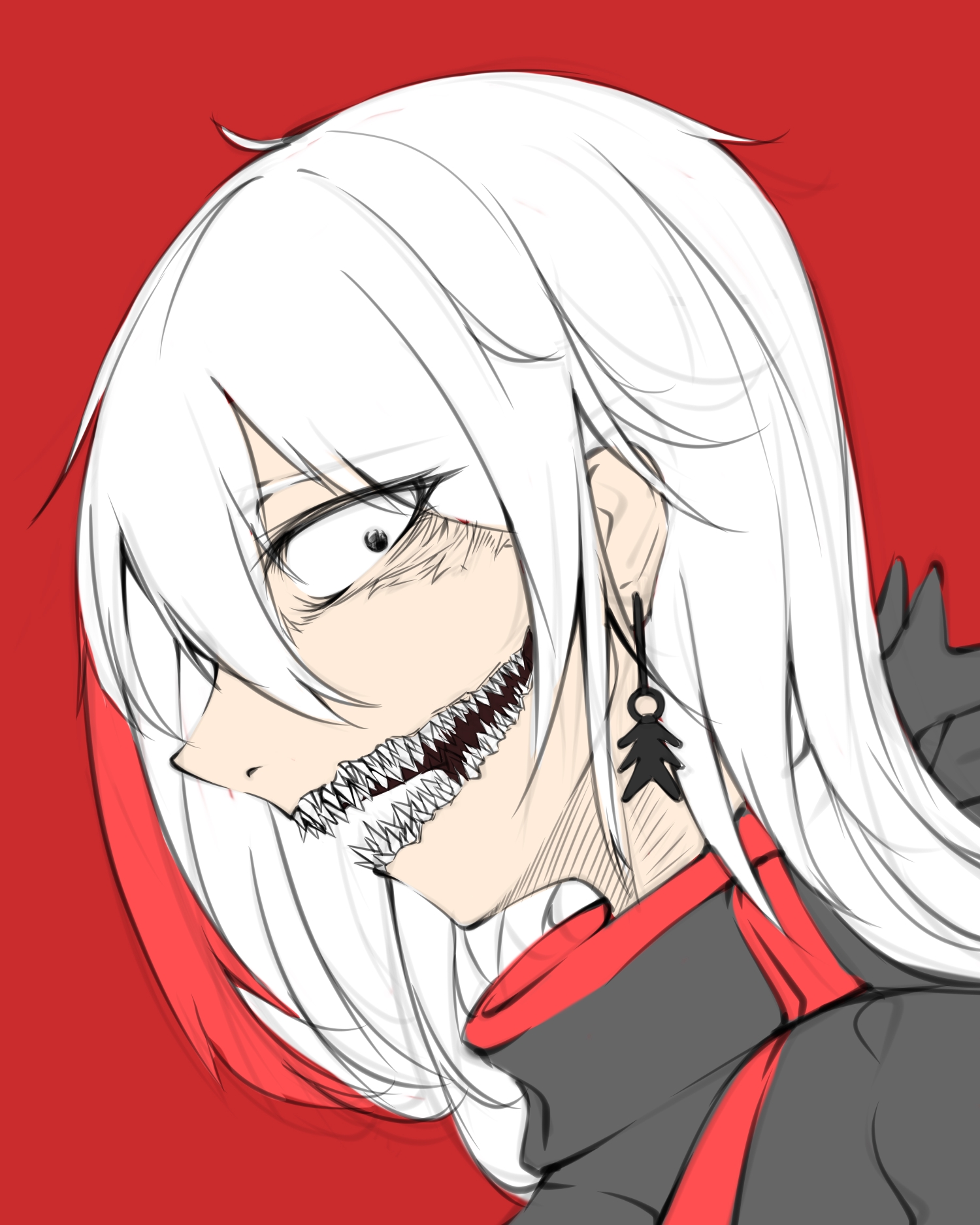 板绘哥斯拉拟娘化奇点哥斯拉娘化