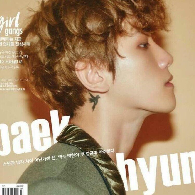 边伯贤纹身贴 明星同款耳后飞鸟纹身贴 防水 男女个性刺青  包邮