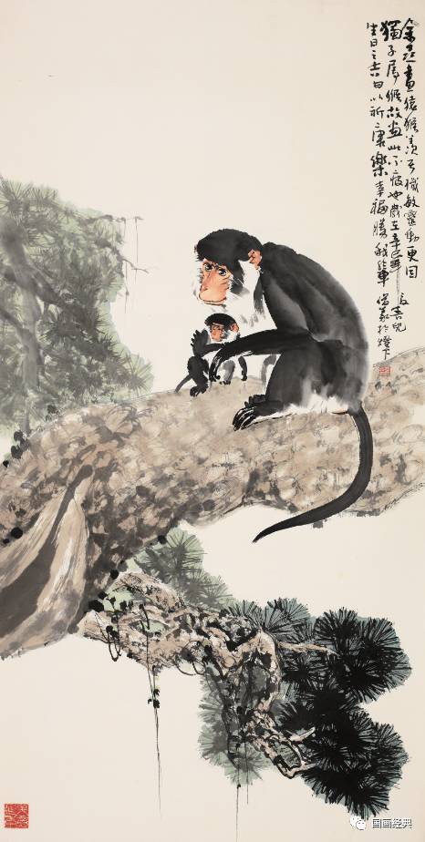 京城闻名的画猴大家——曹俊义(这么传达着浓浓温情的猴子您见过吗?