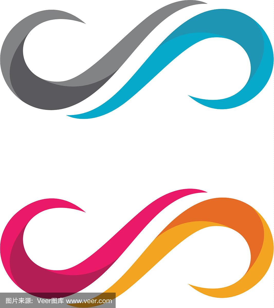 s字母标志图标设计模板