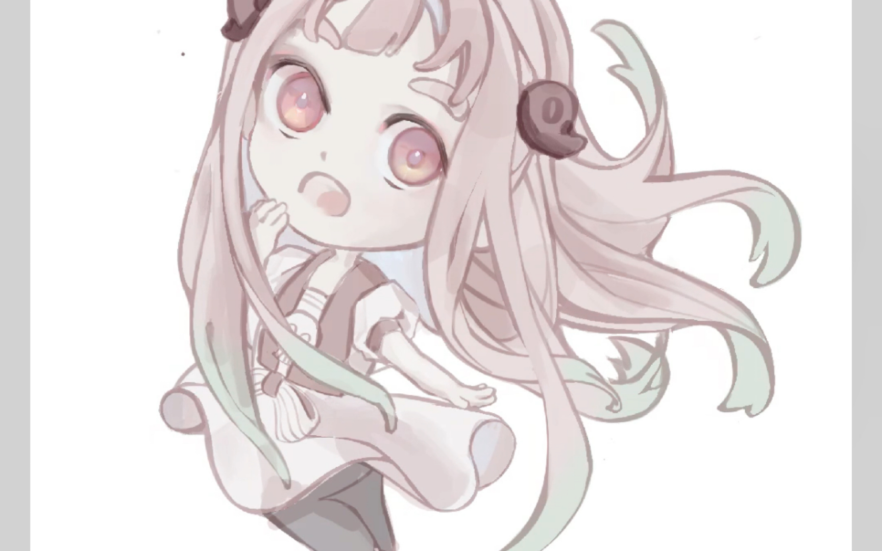 八寻宁宁q版绘画过程