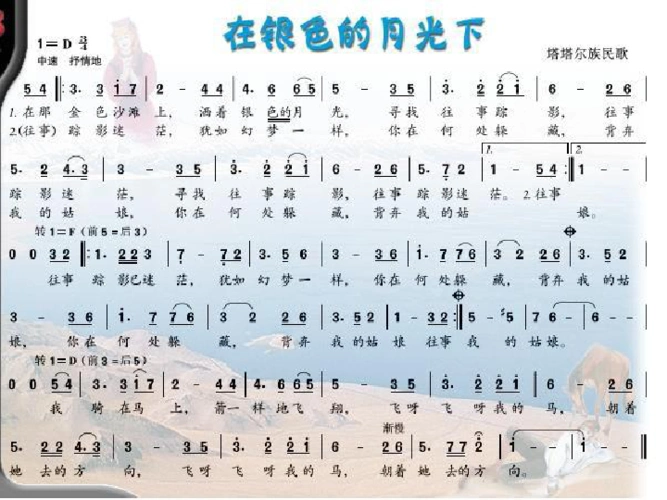 3欣赏在那银色的月光下课件31张幻灯片